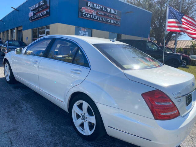 2010 Mercedes-Benz S-Class for sale at Primary Auto Mall in Fort Myers, FL