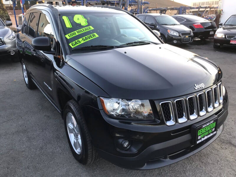 2014 Jeep Compass for sale at CAR GENERATION CENTER, INC. in Los Angeles CA
