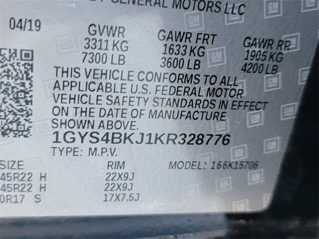 2019 Cadillac Escalade Luxury