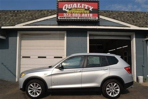 2014 BMW X3 for sale at Quality Pre-Owned Automotive in Cuba MO