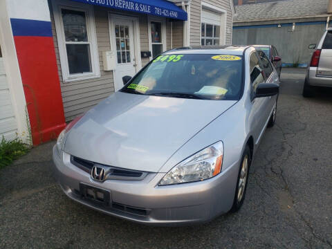 2005 Honda Accord for sale at TC Auto Repair and Sales Inc in Abington MA