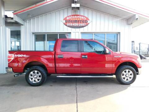 2013 Ford F-150 for sale at Motorsports Unlimited in McAlester OK
