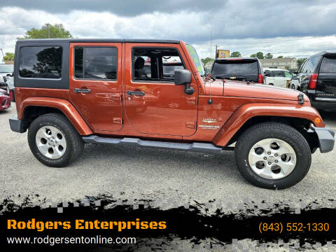 2014 Jeep Wrangler Unlimited for sale at Rodgers Enterprises in North Charleston SC