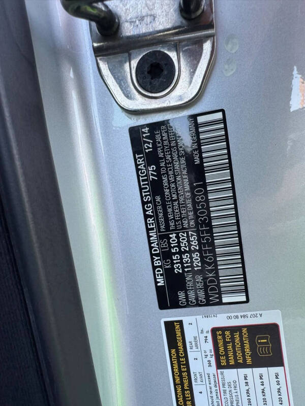2015 Mercedes-Benz E-Class E 400