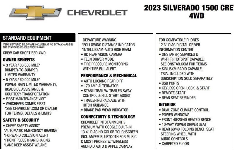 2023 Chevrolet Silverado 1500