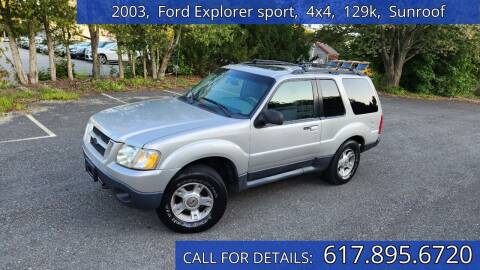 2003 Ford Explorer Sport for sale at Carlot Express in Stow MA