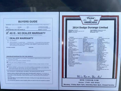 2014 Dodge Durango Limited