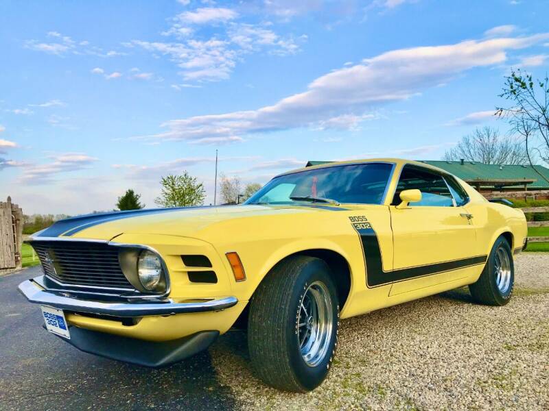 1970 Ford Mustang Boss 302 for sale at 500 CLASSIC AUTO SALES in Knightstown IN