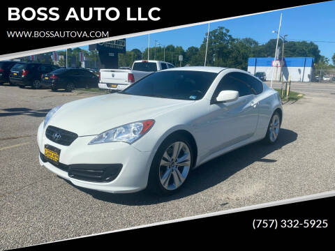 2011 Hyundai Genesis Coupe for sale at BOSS AUTO LLC in Norfolk VA