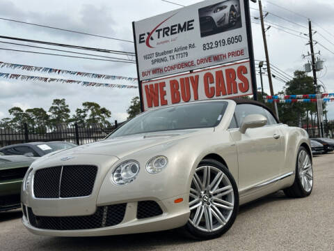 2014 Bentley Continental for sale at Extreme Autoplex LLC in Spring TX