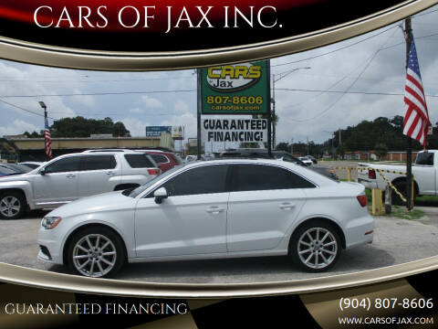 2015 Audi A3 for sale at CARS OF JAX INC. in Jacksonville FL