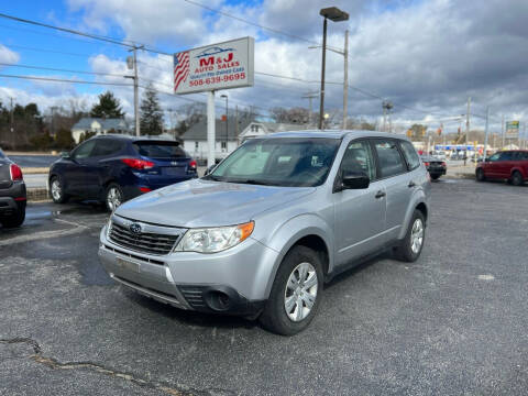 2010 Subaru Forester for sale at M & J Auto Sales in Attleboro MA