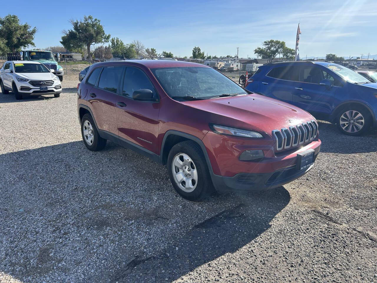 Red 2017 Jeep Cherokee Sport 4x4 Sport 4dr SUV 2