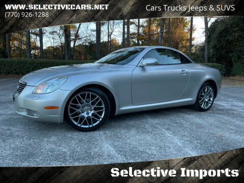 2004 Lexus SC 430 for sale at Selective Imports in Woodstock GA