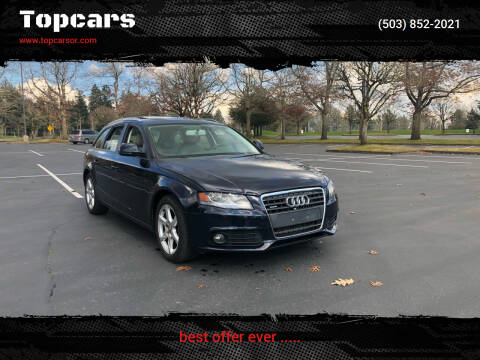 2009 Audi A4 for sale at Topcars in Wilsonville OR