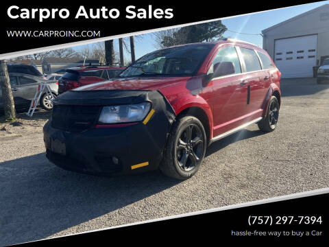 2018 Dodge Journey for sale at Carpro Auto Sales in Chesapeake VA