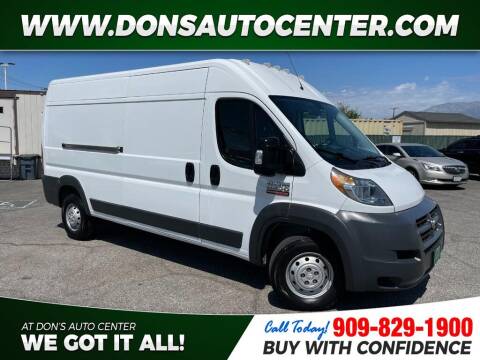 2017 RAM ProMaster for sale at Dons Auto Center in Fontana CA