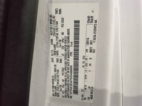 2013 Ford E-Series E-250