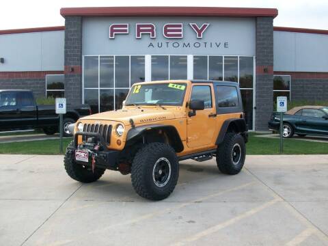 2012 Jeep Wrangler for sale at Frey Automotive in Muskego WI