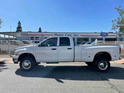 2006 Dodge Ram Pickup 3500 for sale at MOTOR CARS INC in Tulare CA
