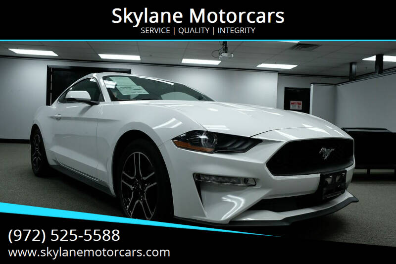 2018 Ford Mustang for sale at Skylane Motorcars in Carrollton TX