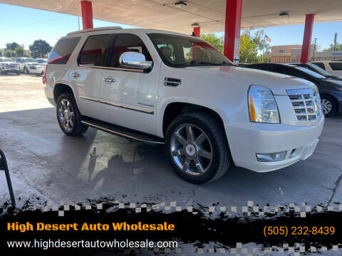 2012 Cadillac Escalade for sale at High Desert Auto Wholesale in Albuquerque NM
