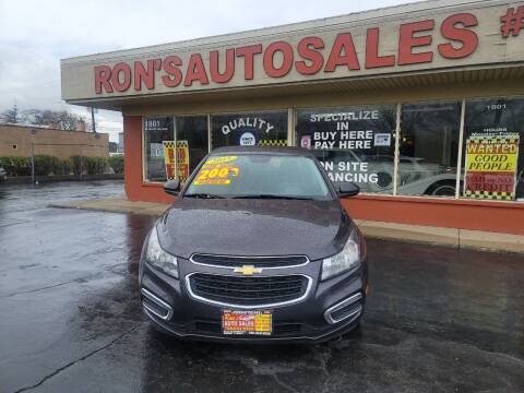 2015 Chevrolet Cruze for sale at RON'S AUTO SALES INC in Cicero IL