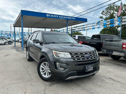 2017 Ford Explorer for sale at Quality Investments in Tyler TX