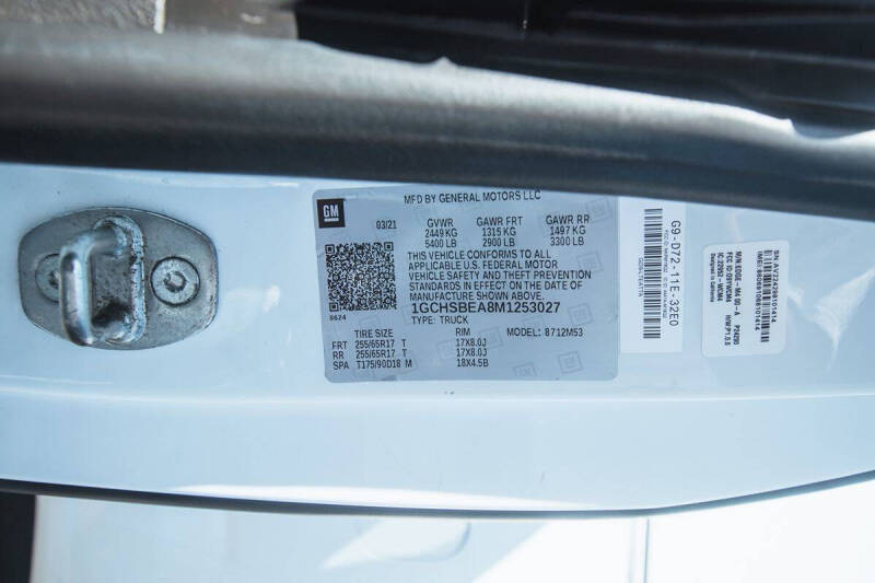 2021 Chevrolet Colorado Work Truck