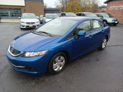 2013 Honda Civic for sale at Superior Used Cars Inc in Cuyahoga Falls OH