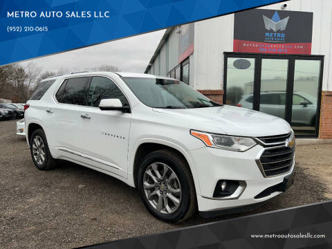 2019 Chevrolet Traverse for sale at METRO AUTO SALES LLC in Lino Lakes MN