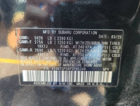 2023 Subaru Outback Touring XT