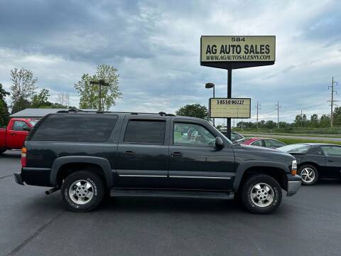2003 Chevrolet Suburban for sale at AG Auto Sales in Ontario NY