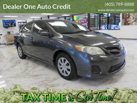 2011 Toyota Corolla for sale at Dealer One Auto Credit in Oklahoma City OK