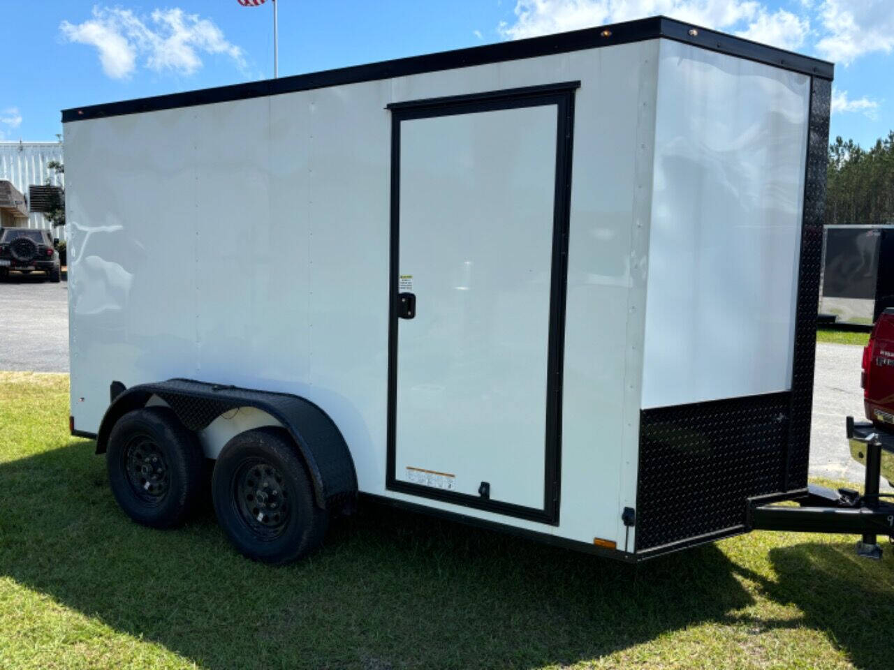 2024 Xtreme  6x12 Enclosed Cargo Blackout package for sale at Cross Resurrection Golf Carts and Trailers in Rincon, GA