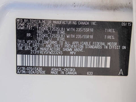 2015 Toyota RAV4 Limited