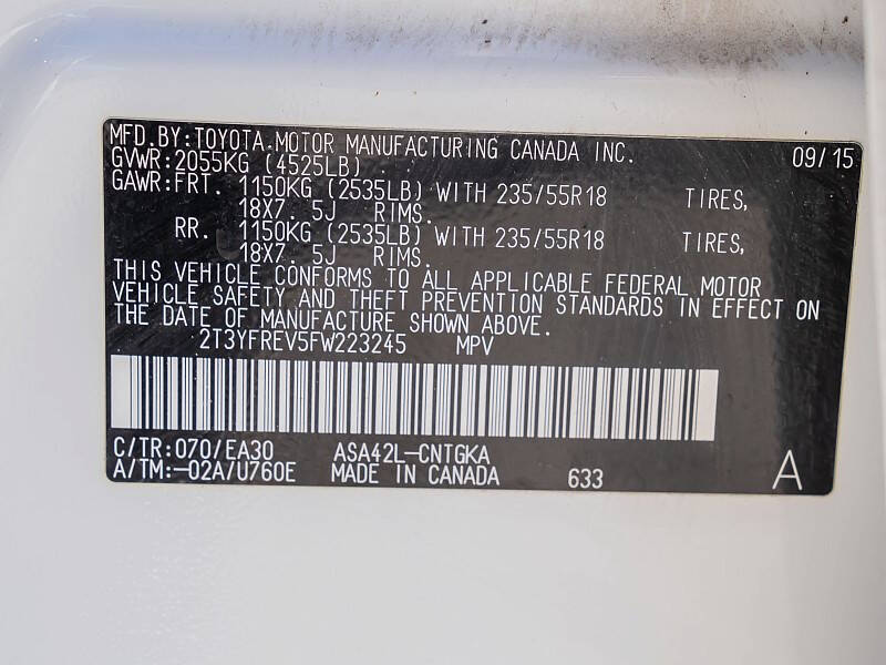 2015 Toyota RAV4 Limited