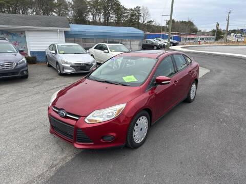2013 Ford Focus for sale at U FIRST AUTO SALES LLC in East Wareham MA