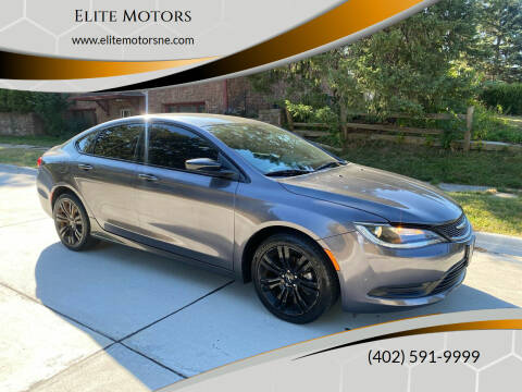 2017 Chrysler 200 for sale at Elite Motors in Bellevue NE