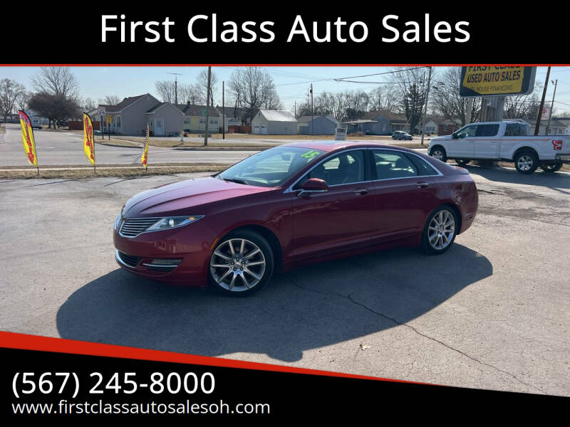 2015 Lincoln MKZ for sale at First Class Auto Sales in Fostoria OH
