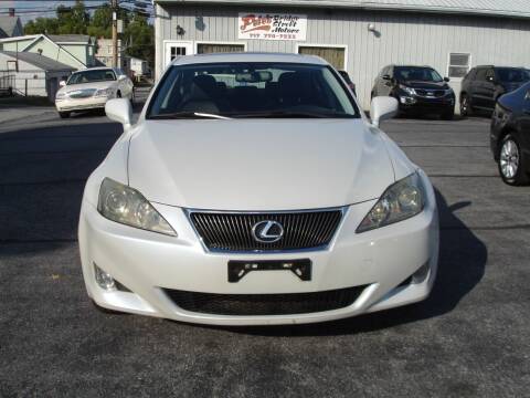 2008 Lexus IS 250 for sale at Peter Postupack Jr in New Cumberland PA