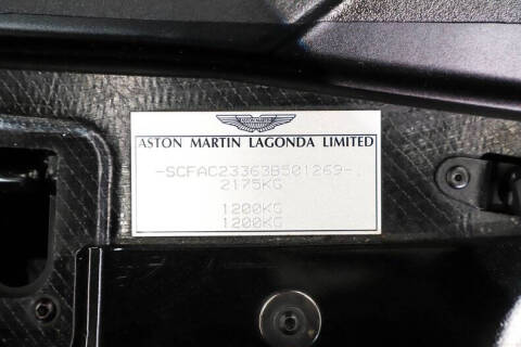 2003 Aston Martin V12 Vanquish