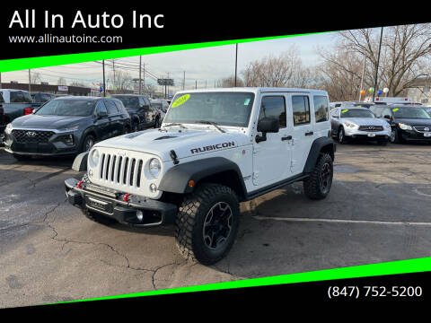 2016 Jeep Wrangler Unlimited for sale at All In Auto Inc in Palatine IL