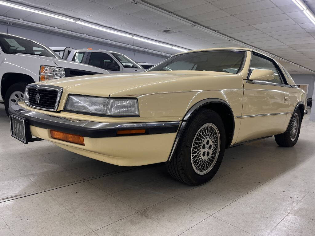 YELLOW 1990 Chrysler TC Base Convertible 2dr Convertible 1