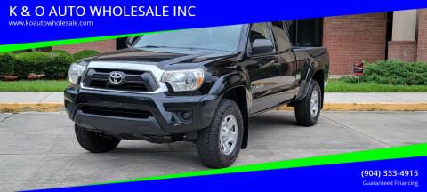 2014 Toyota Tacoma for sale at K & O AUTO WHOLESALE INC in Jacksonville FL