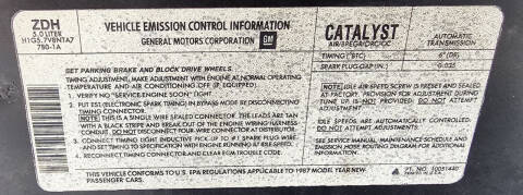 1987 Chevrolet Camaro Z28