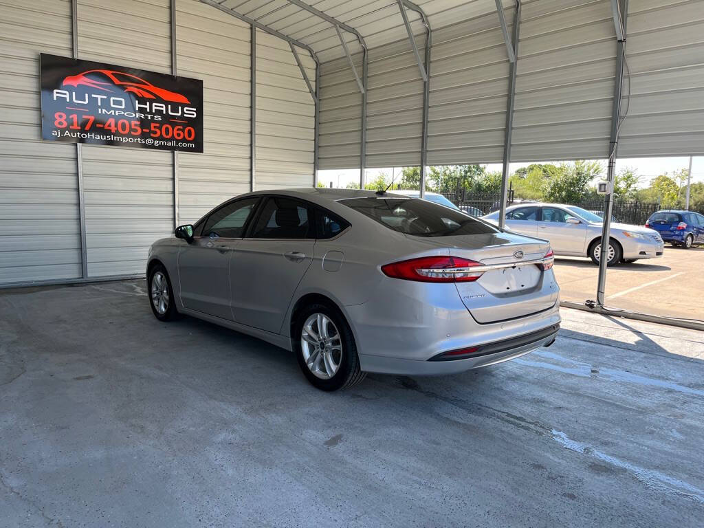 2018 Ford Fusion for sale at Auto Haus Imports in Grand Prairie, TX