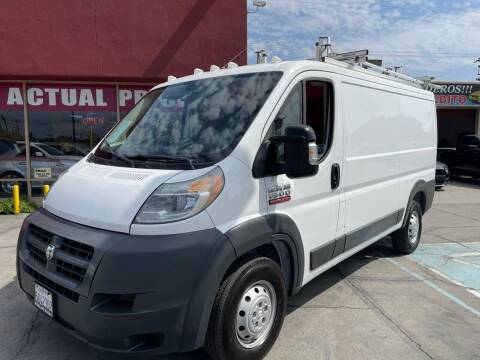2016 RAM ProMaster Cargo for sale at Sanmiguel Motors in South Gate CA
