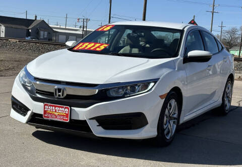 2016 Honda Civic for sale at SOLOMA AUTO SALES in Grand Island NE