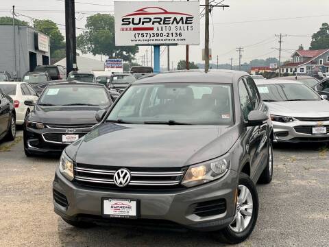 2014 Volkswagen Tiguan for sale at Supreme Auto Sales in Chesapeake VA